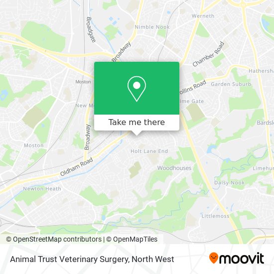 Animal Trust Veterinary Surgery map