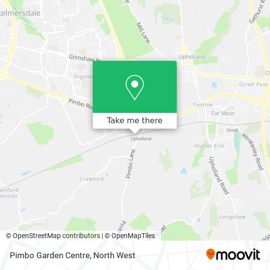 Pimbo Garden Centre map