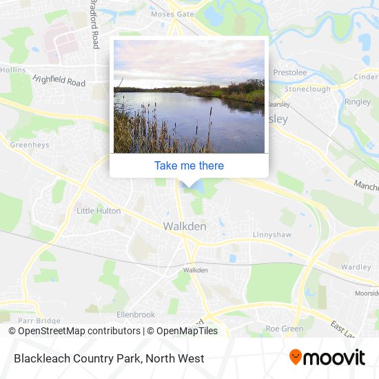 Blackleach Country Park map