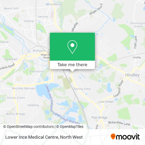 Lower Ince Medical Centre map