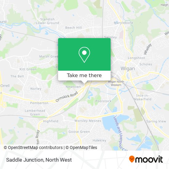 Saddle Junction map