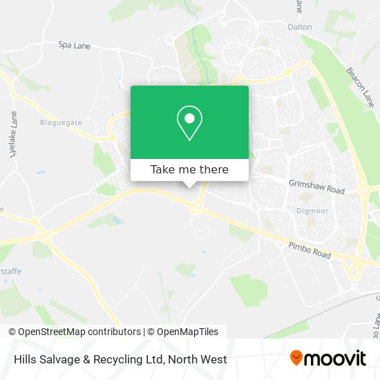 Hills Salvage & Recycling Ltd map