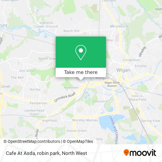 Cafe At Asda, robin park map