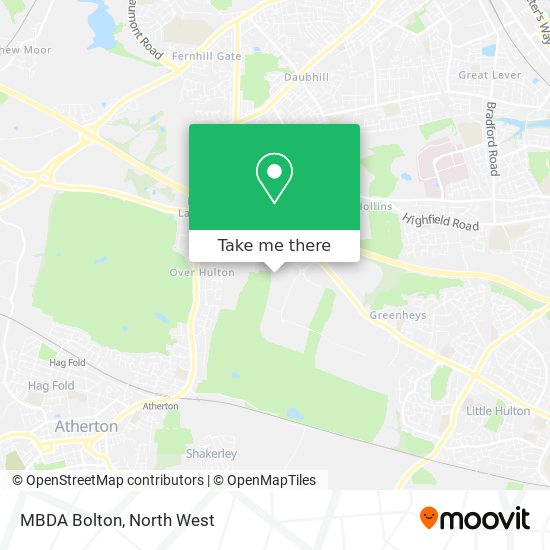 MBDA Bolton map