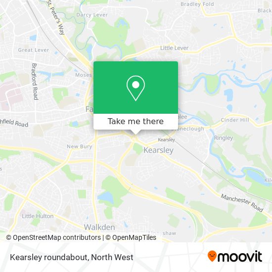 Kearsley roundabout map