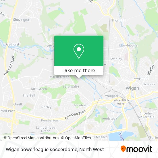 Wigan powerleague soccerdome map