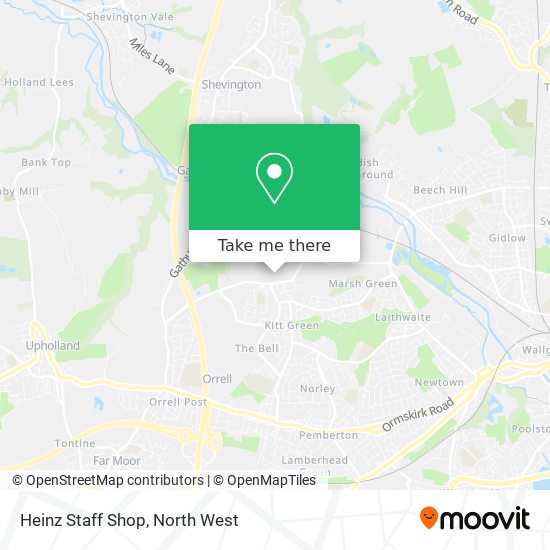 Heinz Staff Shop map