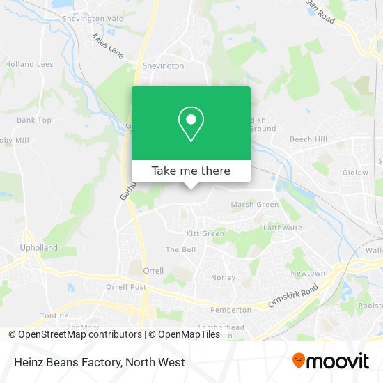 Heinz Beans Factory map