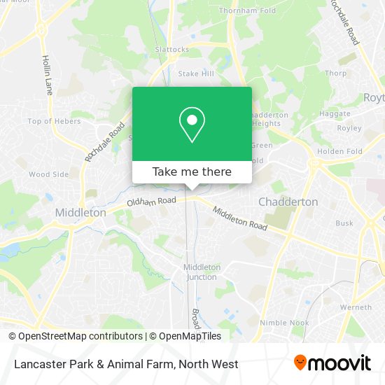 Lancaster Park & Animal Farm map