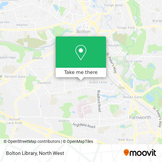 Bolton Library map