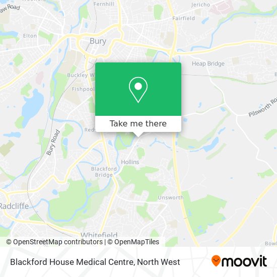 Blackford House Medical Centre map