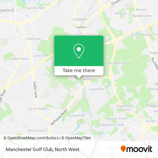 Manchester Golf Club map