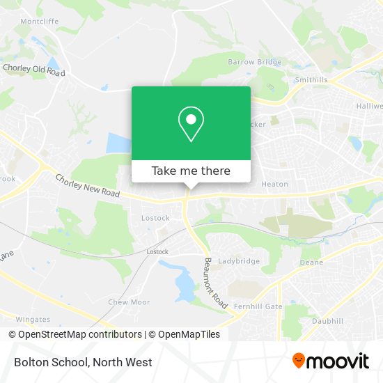Bolton School map