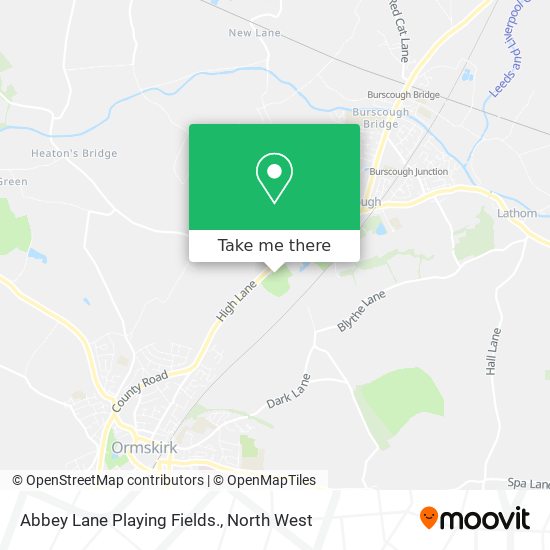 Abbey Lane Playing Fields. map