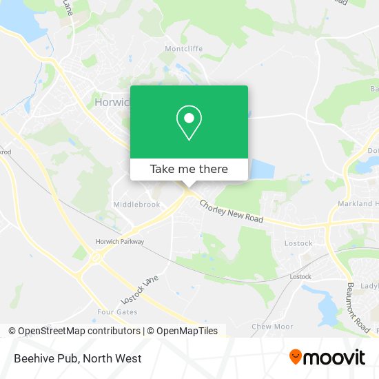 Beehive Pub map