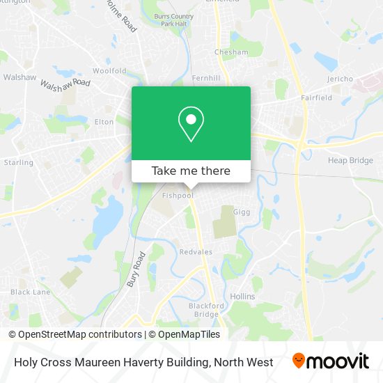 Holy Cross Maureen Haverty Building map