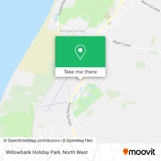 Willowbank Holiday Park map