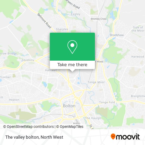 The valley bolton map