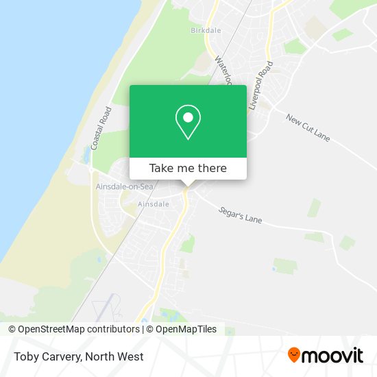 Toby Carvery map