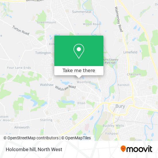 Holcombe hill map