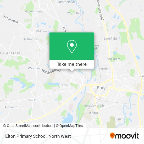 Elton Primary School map