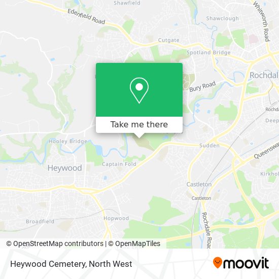 Heywood Cemetery map