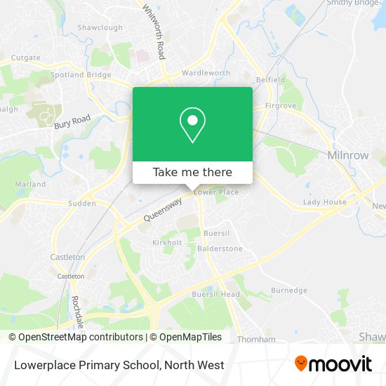 Lowerplace Primary School map