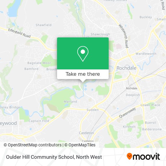 Oulder Hill Community School map