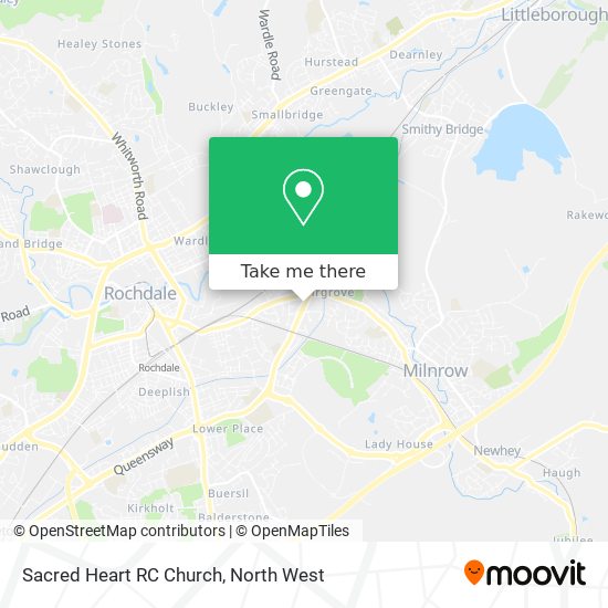 Sacred Heart RC Church map