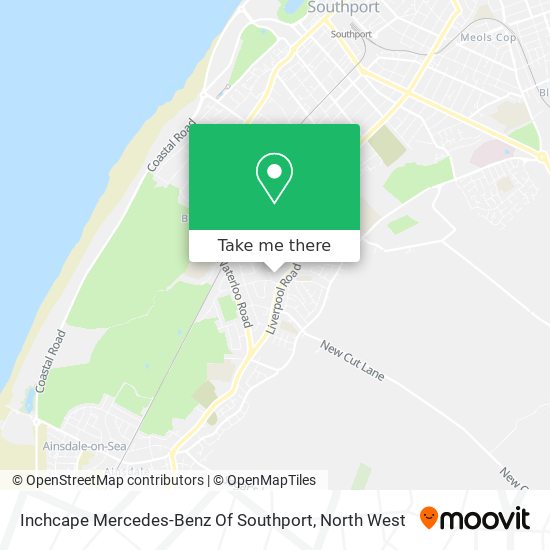 Inchcape Mercedes-Benz Of Southport map