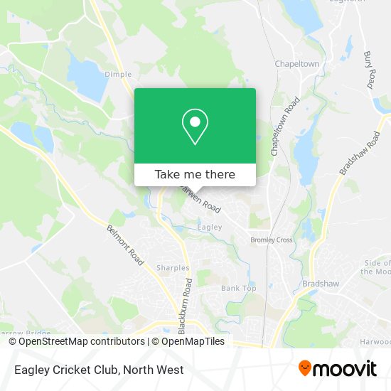 Eagley Cricket Club map