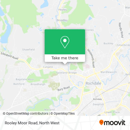 Rooley Moor Road map