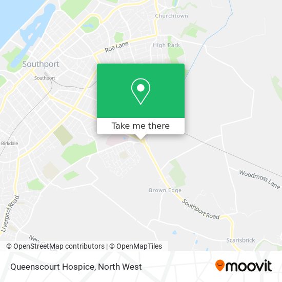 Queenscourt Hospice map