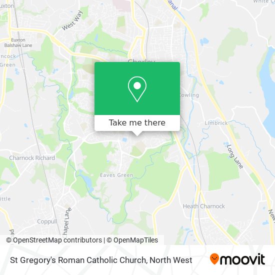 St Gregory's Roman Catholic Church map