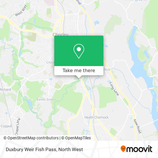 Duxbury Weir Fish Pass map