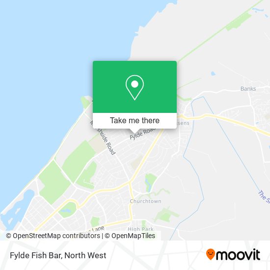 Fylde Fish Bar map