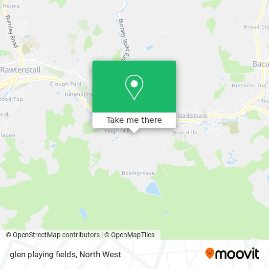 glen playing fields map