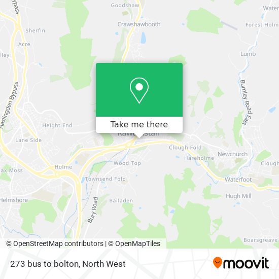 273 bus to bolton map