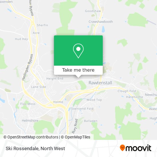 Ski Rossendale map