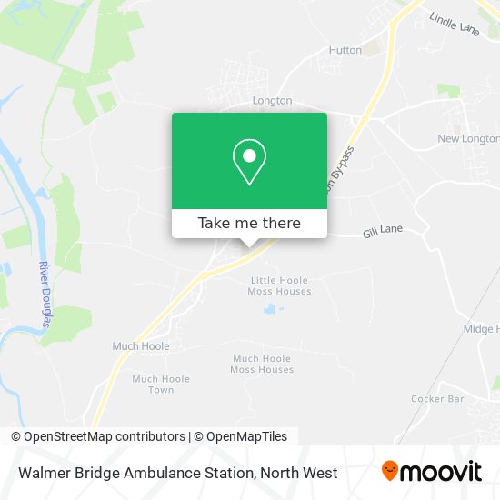 Walmer Bridge Ambulance Station map