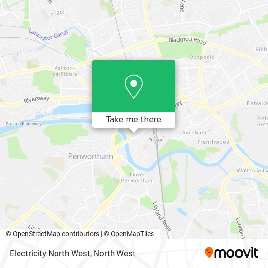 Electricity North West map