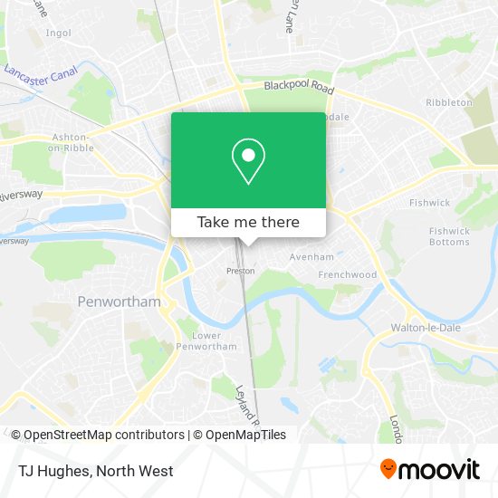 TJ Hughes map