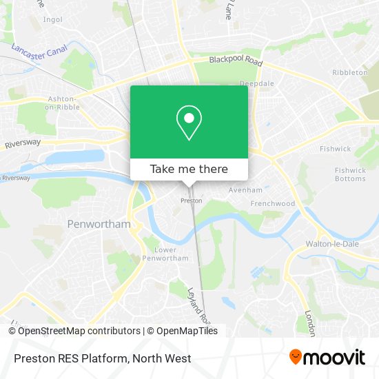 Preston RES Platform map