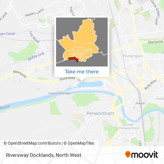 Riversway Docklands map