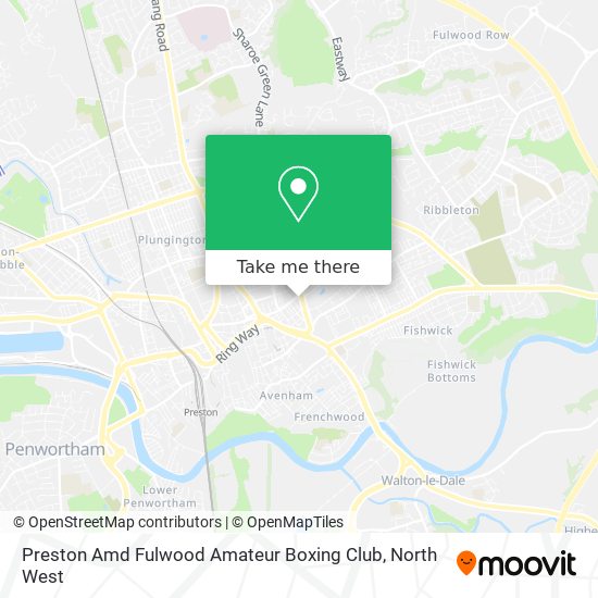 Preston Amd Fulwood Amateur Boxing Club map