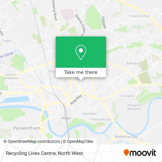 Recycling Lives Centre map