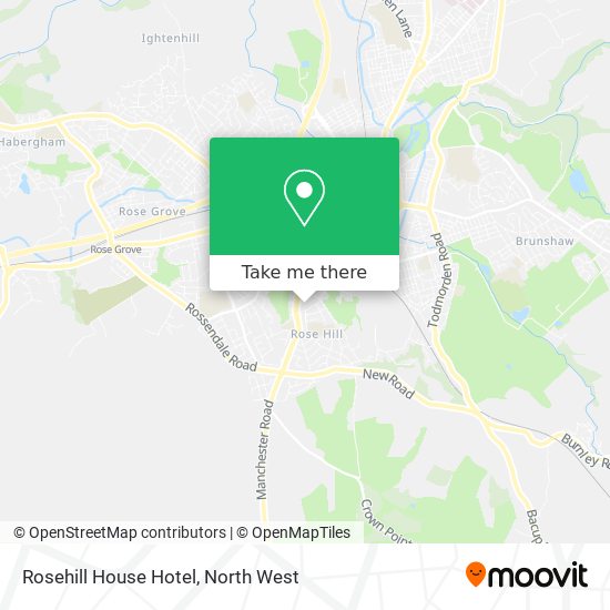 Rosehill House Hotel map