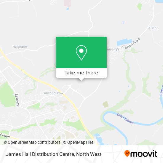 James Hall Distribution Centre map