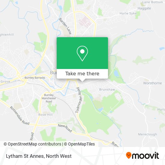 Lytham St Annes map