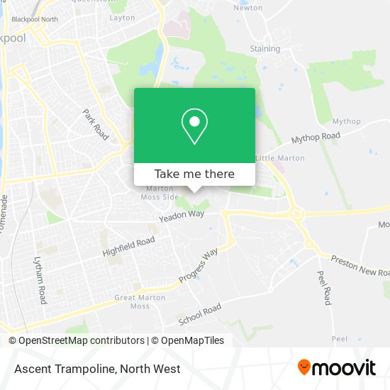 Ascent Trampoline map